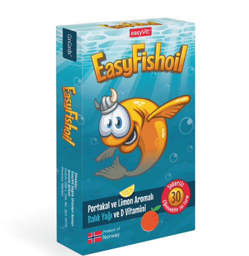 EasyFishoil Plus Omega 3 60 Çiğnenebilir Jel