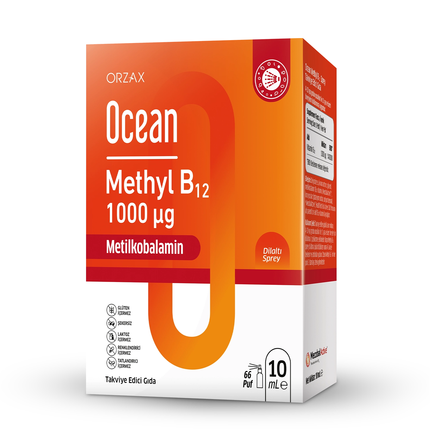 Orzax Ocean Methyl B12 Sprey